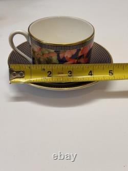 Wedgwood Hummingbird Tea Cup & Saucer Blue Dinnerware England New With Box Lot 2