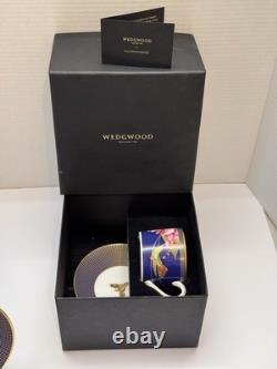 Wedgwood Hummingbird Tea Cup & Saucer Blue Dinnerware England New With Box Lot 2