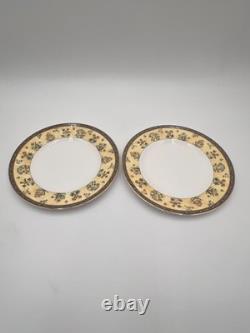 Wedgwood India Bone China Serving Platter Round Oval Accent Plate Lot of 6 EUC