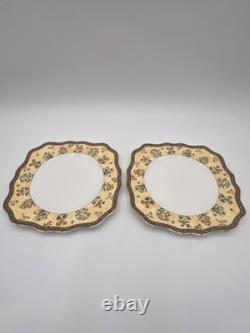 Wedgwood India Bone China Serving Platter Round Oval Accent Plate Lot of 6 EUC