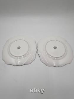 Wedgwood India Bone China Serving Platter Round Oval Accent Plate Lot of 6 EUC