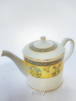 Wedgwood India Teapot Cup & Saucer 3 Piece Set Bone China England