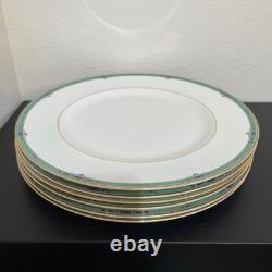 Wedgwood Jade Large Dinner Plate 27.5? Set of 6 Bone China England Tableware
