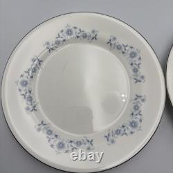 Wedgwood Josephine Bone China Set 11 Pieces Dinner Plates Saucers England Blue