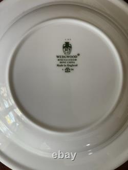 Wedgwood Metallised Bone China 48pc Dinner Set for 8 Gold Trim England 1979