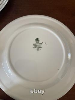 Wedgwood Metallised Bone China 48pc Dinner Set for 8 Gold Trim England 1979