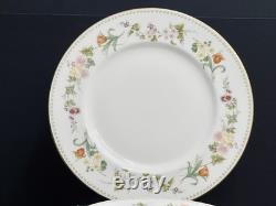 Wedgwood Mirabelle Bone China 12pc Set Gold Trim In Factory Sleeves Mint England