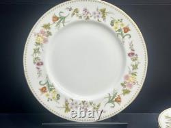 Wedgwood Mirabelle Bone China 12pc Set Gold Trim In Factory Sleeves Mint England