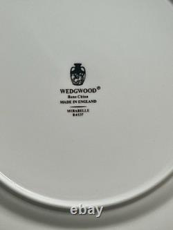 Wedgwood Mirabelle Bone China 12pc Set Gold Trim In Factory Sleeves Mint England