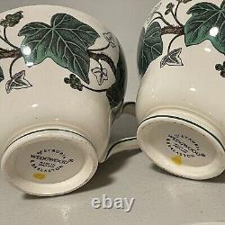 Wedgwood Napoleon Ivy Vintage Tea Set With Pot, Cups & Saucers Made In England