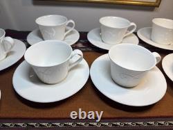 Wedgwood Nature Teacup And Saucer Set Of 16 PCs Bone China 1759 England