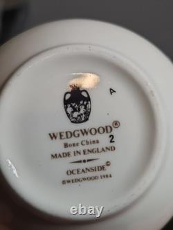 Wedgwood Oceanside Pattern 30 Piece (6 Place Settings) Dinner Set Never Used