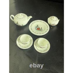 Wedgwood Peter Rabbit Miniature Tea Set Bone China England 1983 Beatrix Potter