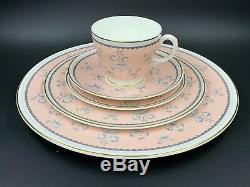 Wedgwood Pimpernel Five Piece Plate Setting for 4 Bone China England 20 pieces
