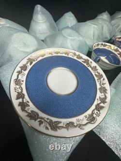 Wedgwood Powder Blue Whitehall bone china 51 pieces W3993 England