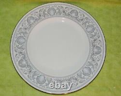 Wedgwood R4652 White Dolphins Dinner Plate Set of 4 Bone China England