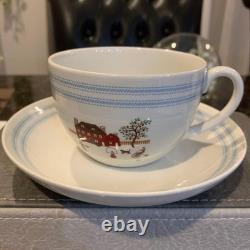 Wedgwood Ralph Lauren Sampler Cup & Saucer Pair Set Fine Bone China England