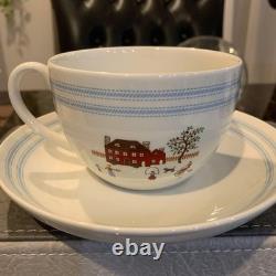 Wedgwood Ralph Lauren Sampler Cup & Saucer Pair Set Fine Bone China England
