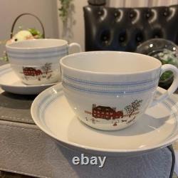 Wedgwood Ralph Lauren Sampler Cup & Saucer Pair Set Fine Bone China England