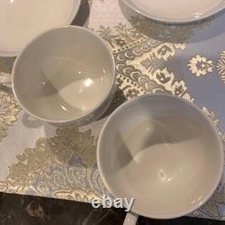 Wedgwood Ralph Lauren Sampler Cup & Saucer Pair Set Fine Bone China England