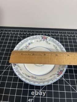 Wedgwood Rosedale Bone China Set of 4 Fruit Saucers 5 England Floral with Box NOS