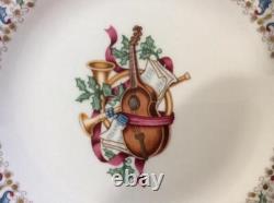 Wedgwood Royal Madrigal bone china 8 in. Salad plates SET of 4 Made in England