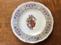 Wedgwood Royal Madrigal bone china 8 in. Salad plates SET of 4 Made in England