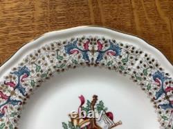 Wedgwood Royal Madrigal bone china 8 in. Salad plates SET of 4 Made in England