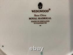 Wedgwood Royal Madrigal bone china 8 in. Salad plates SET of 4 Made in England