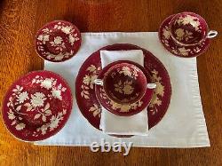 Wedgwood Ruby Tonquin Dinnerware 7-piece place settings, 12 available