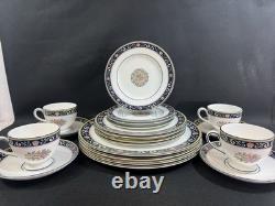 Wedgwood Runnymede Bone China(Set of 4)5 Pc Place Setting1st Quality20 Piece