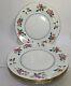 Wedgwood Set (4) Chinese Flowers Dinner Plates Williamsburg Floral 11 1/8 new