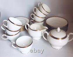 Wedgwood Set Bone China Made In England Cup Saucer Dessert Plate. White Gold