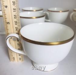 Wedgwood Set Bone China Made In England Cup Saucer Dessert Plate. White Gold