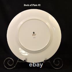 Wedgwood Set of 4 Dinner Plates 10 3/4 White Bone China No Trim 1962+ England