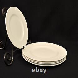 Wedgwood Set of 5 Salad Plates 8 1/8 White Bone China No Trim 1962+ England