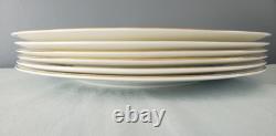 Wedgwood Set of 6 Gloucester Dinner Plates 10 3/4 Gold Rim Bone China Excellent
