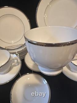 Wedgwood Sterling 5 piece service for twelve bone china England