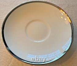 Wedgwood Sterling Bone China 4 Cup & Saucer Sets + Sugar Creamer NWT England