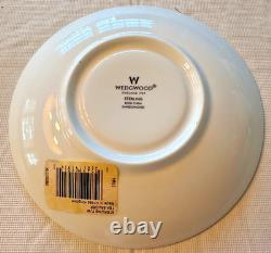 Wedgwood Sterling Bone China 4 Cup & Saucer Sets + Sugar Creamer NWT England