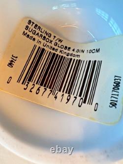 Wedgwood Sterling Bone China 4 Cup & Saucer Sets + Sugar Creamer NWT England
