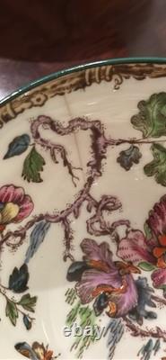 Wedgwood Swallow Bone China Cup Set Floral Bird Pattern England W1954 7 total