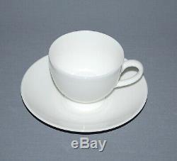 Wedgwood Teacups Saucers Bone China White Set/10 England