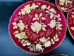 Wedgwood Tonquin Ruby 5 Piece Place Setting x 4 Bone China England 20pcs