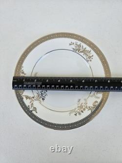 Wedgwood Vera Wang China Lace Gold 5-Piece Place Setting New