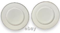 Wedgwood Vera Wang GROSGAIN Fine Bone China England 2 Place Settings Excellent