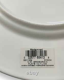 Wedgwood Vera Wang GROSGAIN Fine Bone China England 4 Dinner 4 Salad Excellent