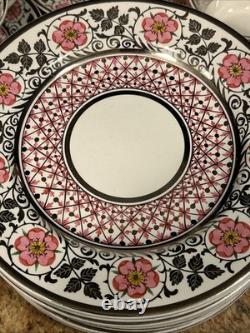 Wedgwood Vintage Dessert Service 12 Plates & 8 Cup/saucer Sets RARE PATTERN MINT