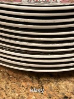 Wedgwood Vintage Dessert Service 12 Plates & 8 Cup/saucer Sets RARE PATTERN MINT