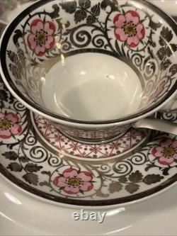 Wedgwood Vintage Dessert Service 12 Plates & 8 Cup/saucer Sets RARE PATTERN MINT